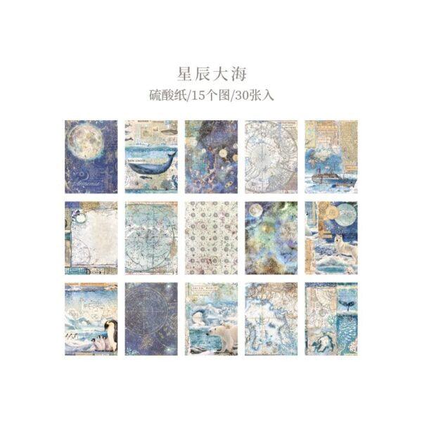 Floral Vellum Paper Book - Journal Carnival