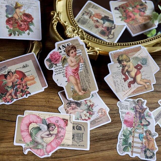Flower Letter Memo Stickers - Journal Carnival