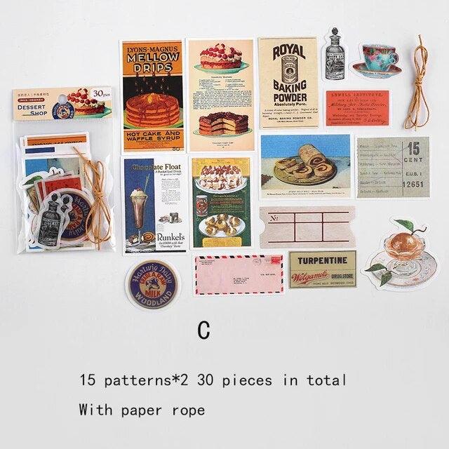 Retro Art Poster Sticker - Journal Carnival