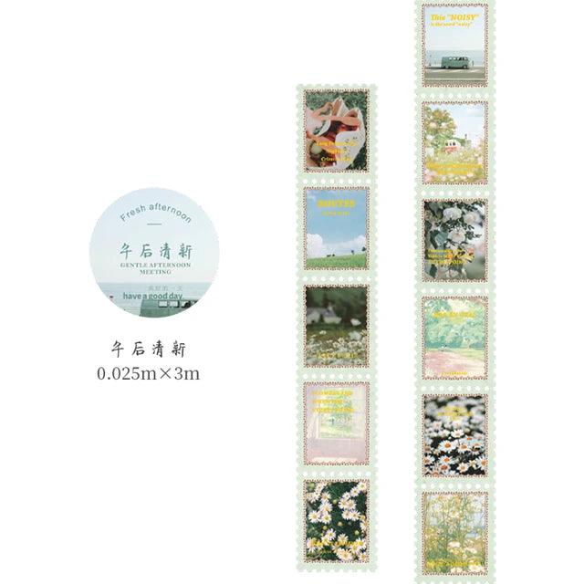 landscape Bronzing Stamp Tape - Journal Carnival