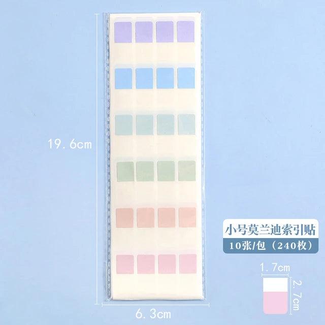 Macaron Color Sticky Notes - Journal Carnival