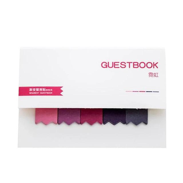 Gradient Adhesive Scrapbooking Paper Sticky Notes - Journal Carnival