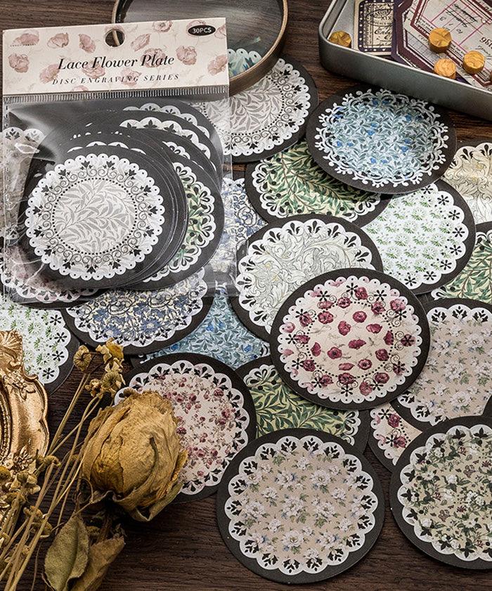 Vintage Lace Constellation Sticker - Journal Carnival