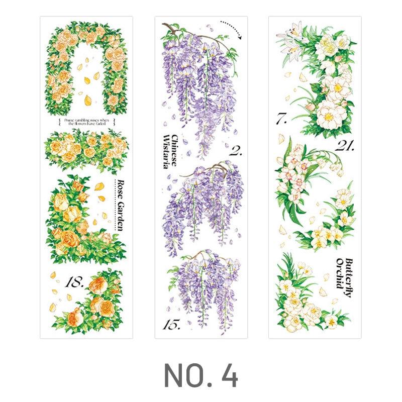 Garden Flower Series Pet Sticker - Journal Carnival