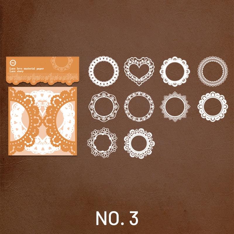 Lace Background Deco Paper - Journal Carnival