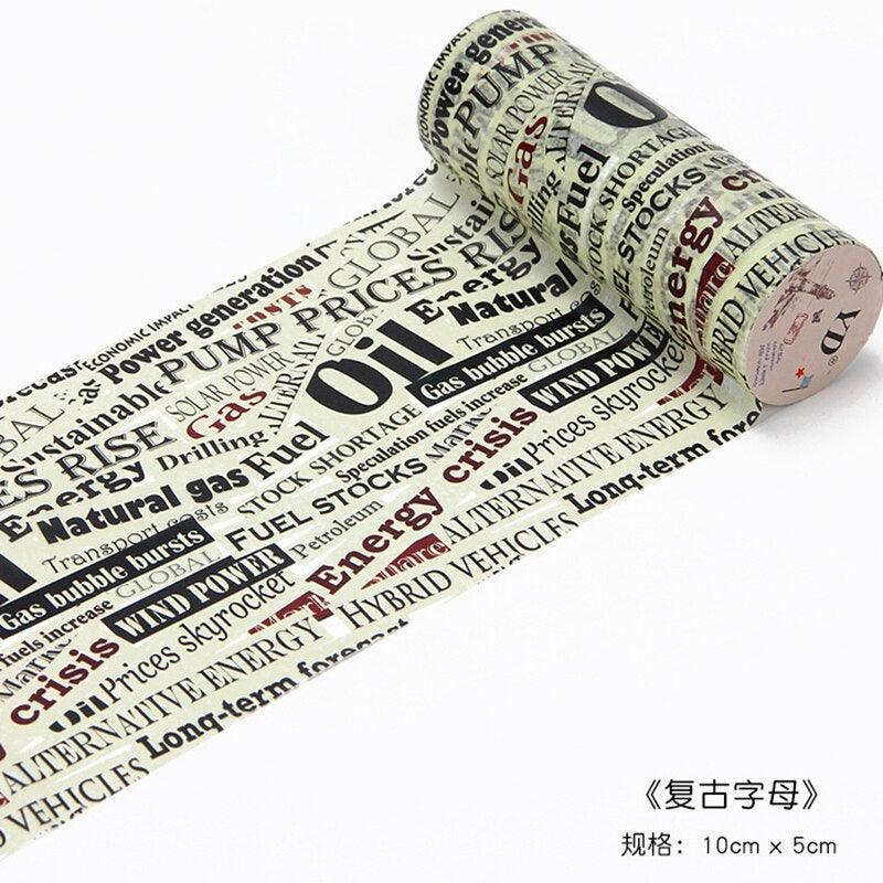 Vintage Postmark Posters Style Washi Tape - Journal Carnival