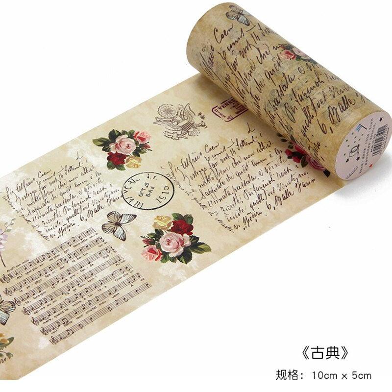 Vintage Postmark Posters Style Washi Tape - Journal Carnival