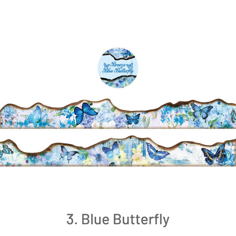 Vintage Burnt Butterfly Washi Tape - Journal Carnival