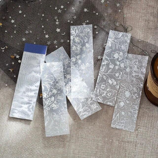 Hot Silver Foiled Memo Paper - Journal Carnival