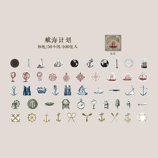 Vintage Classic Retro Sticker - Journal Carnival