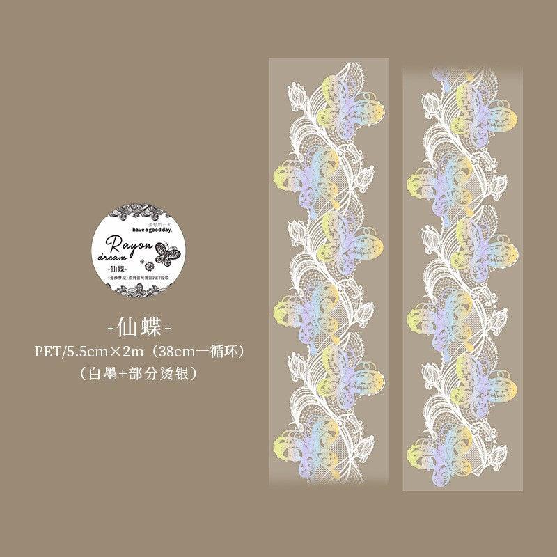 Lace Dream Border Pet Tape - Journal Carnival