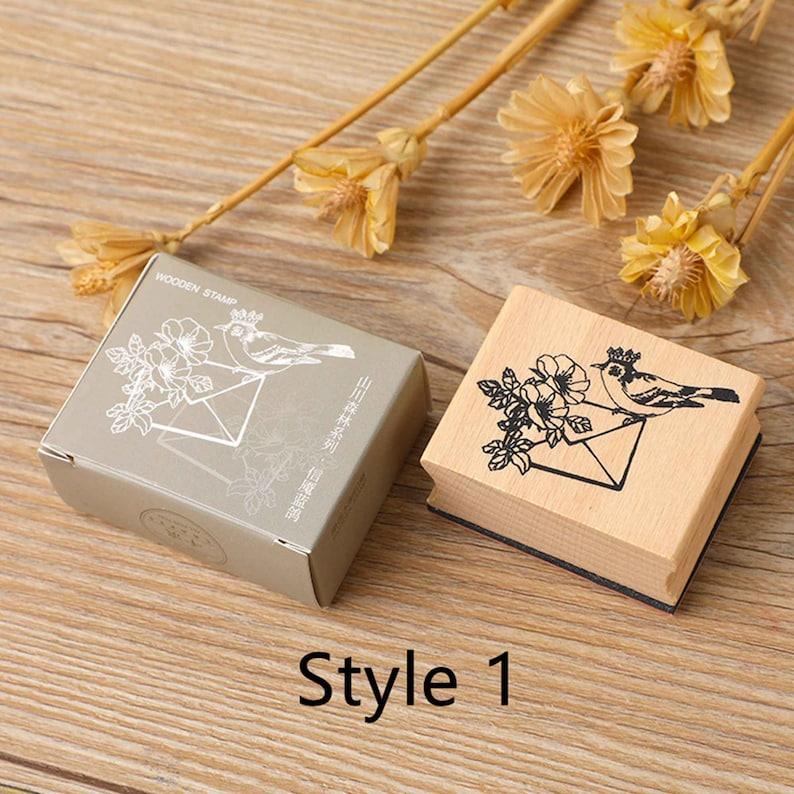 Wooden Stamps - Journal Carnival
