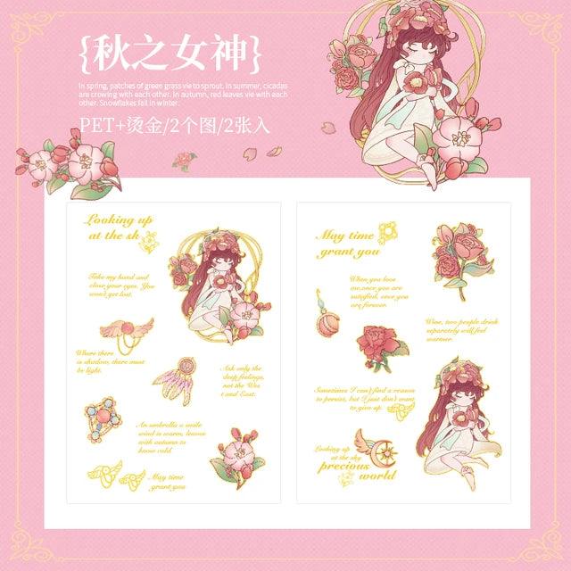 Forest Fairy Series Stickers - Journal Carnival