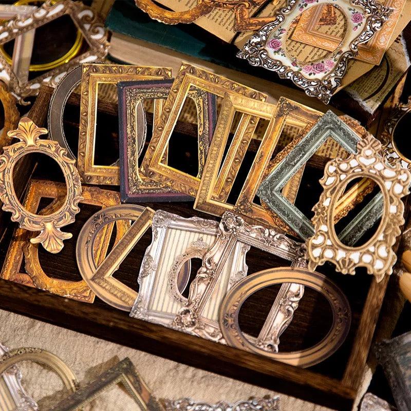 Vintage Hollow Border Paper Frames - Journal Carnival