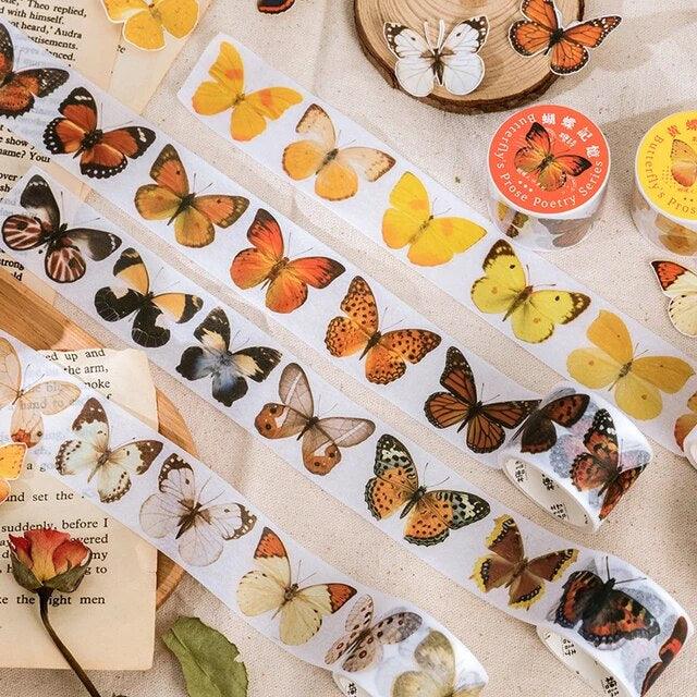 Vintage Butterfly Washi Tapes - Journal Carnival