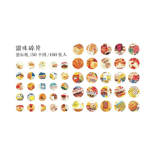 Time Button Vintage Stickers - Journal Carnival