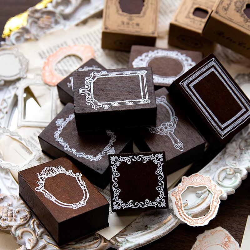 Frame Border Wooden Stamp - Journal Carnival
