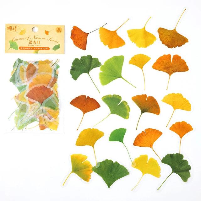 Leaf Nature Series Pet Stickers - Journal Carnival
