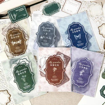Retro Style Border Stickers - Journal Carnival