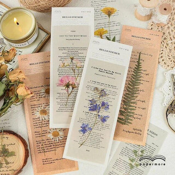 Poetry Collection Pet Stickers - Journal Carnival