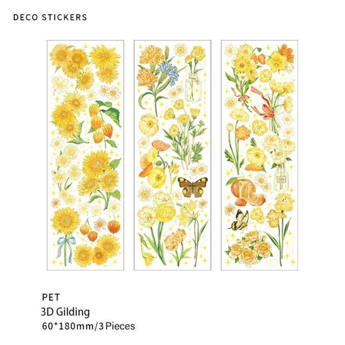 Pet flower bronzed Sticker - Journal Carnival