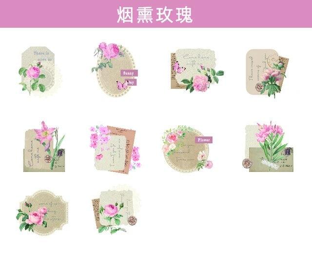 Vintage Butterfly Letter Stickers - Journal Carnival