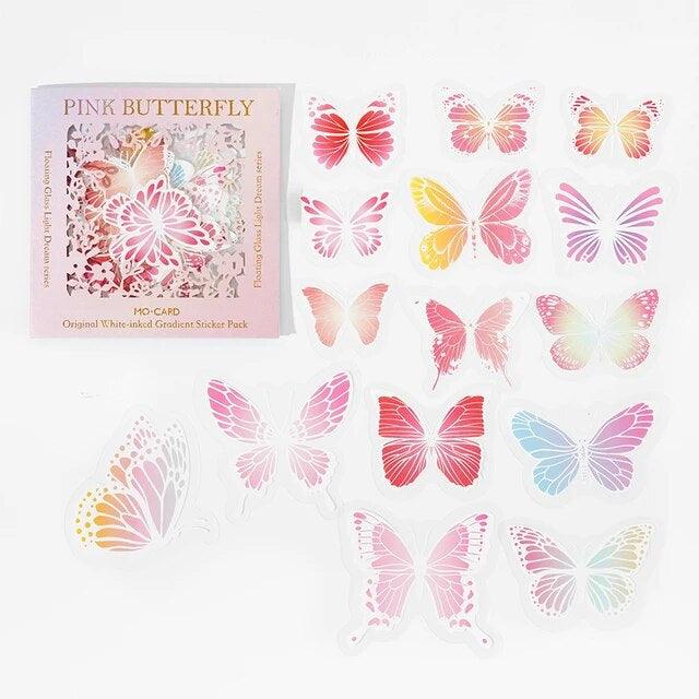 Gradient Butterfly Pet Stickers - Journal Carnival