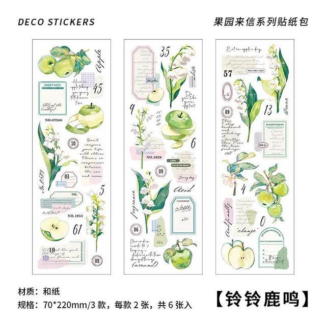 Orchid Series Scrapbook Sticker - Journal Carnival
