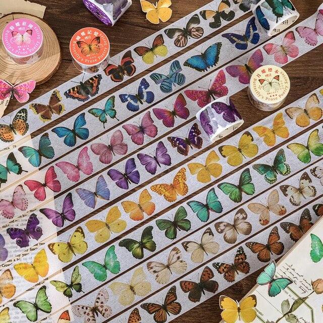 Vintage Butterfly Washi Tapes - Journal Carnival