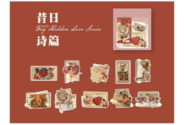 Flower Letter Memo Stickers - Journal Carnival