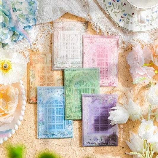Vintage Lace Window card Paper