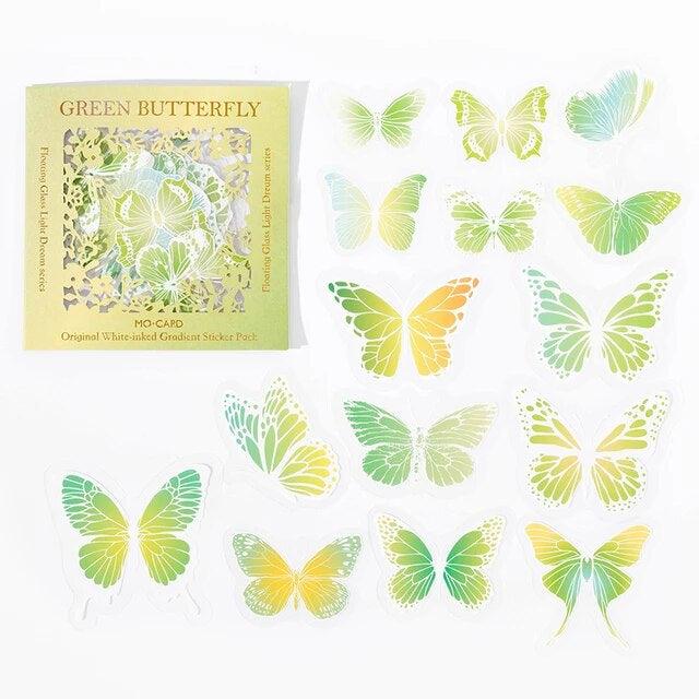 Gradient Butterfly Pet Stickers - Journal Carnival