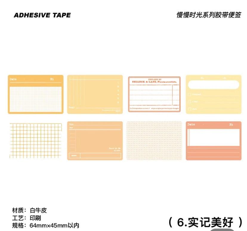 Grid Note Time Series Classic Pet Tapes
