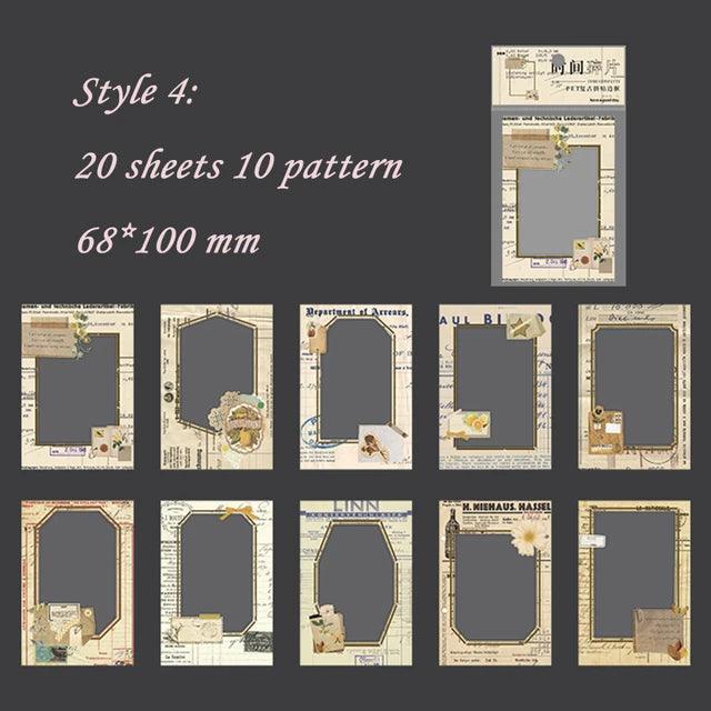 Timely Frame Sticker Vintage Frame Stickers