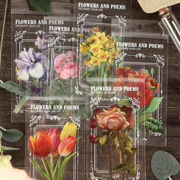 Flower Pet Stickers - Journal Carnival