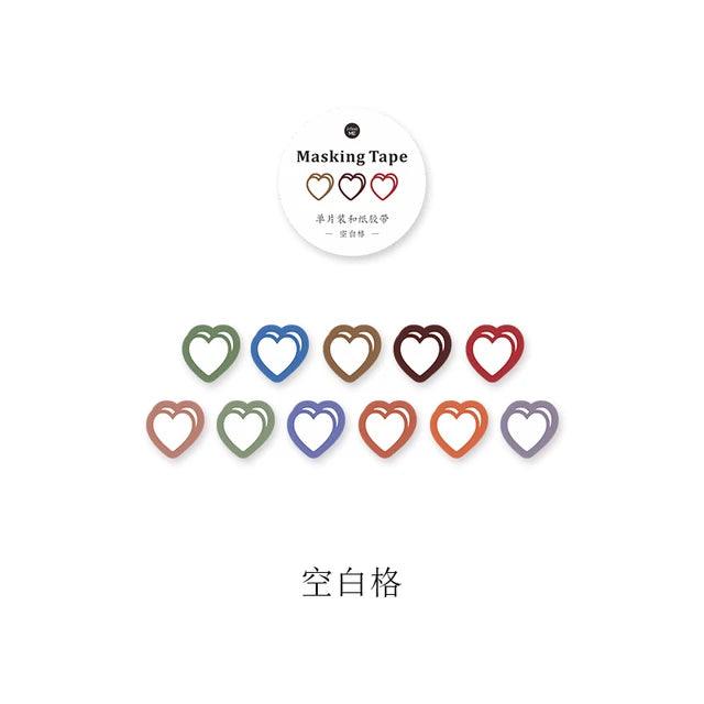 Heart Masking Tape - Journal Carnival