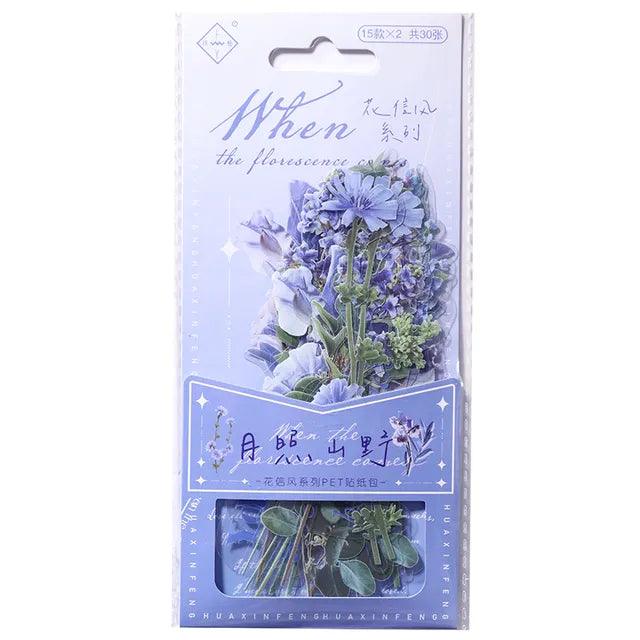 Pet flower Stickers - Journal Carnival