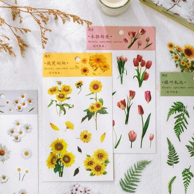 Pet Flower Stickers - Journal Carnival