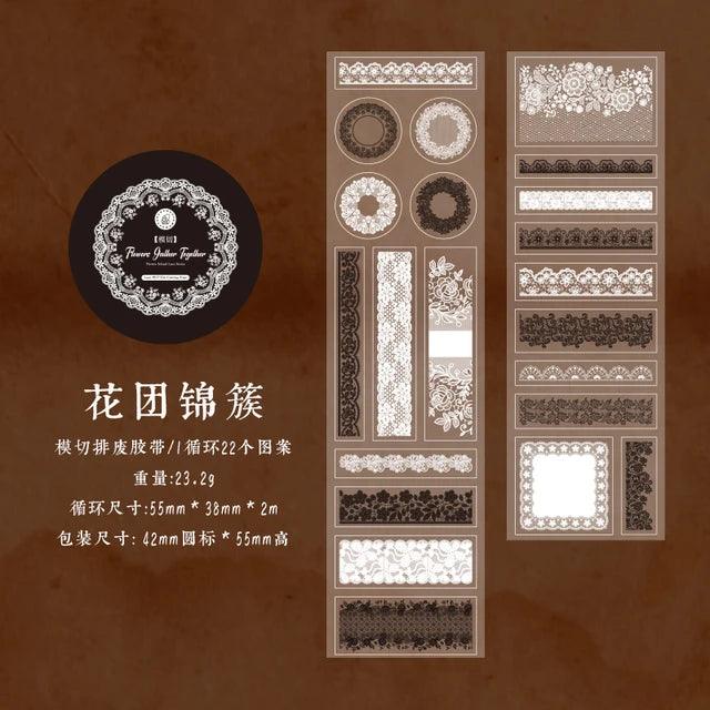 Flower Island Lace Series Pet Tape - Journal Carnival