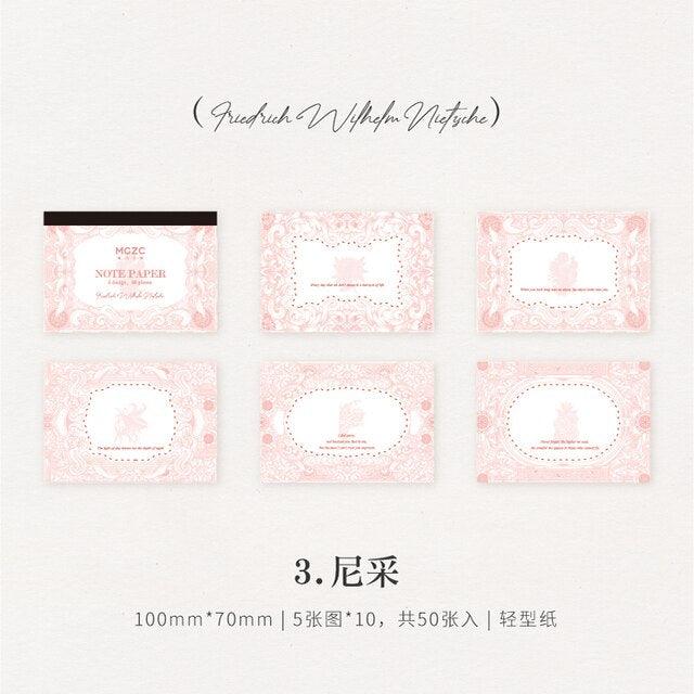 Poetry Flower Frame Memo Pad - Journal Carnival