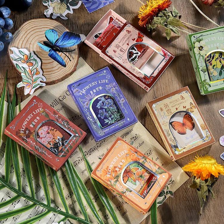 Washiflower sticker box - Journal Carnival