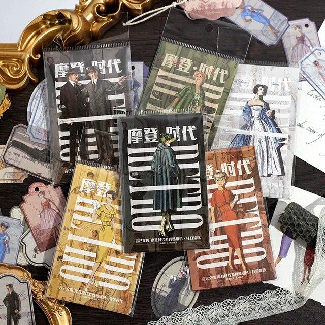 Modern Times Fashion Label Series Stickers - Journal Carnival