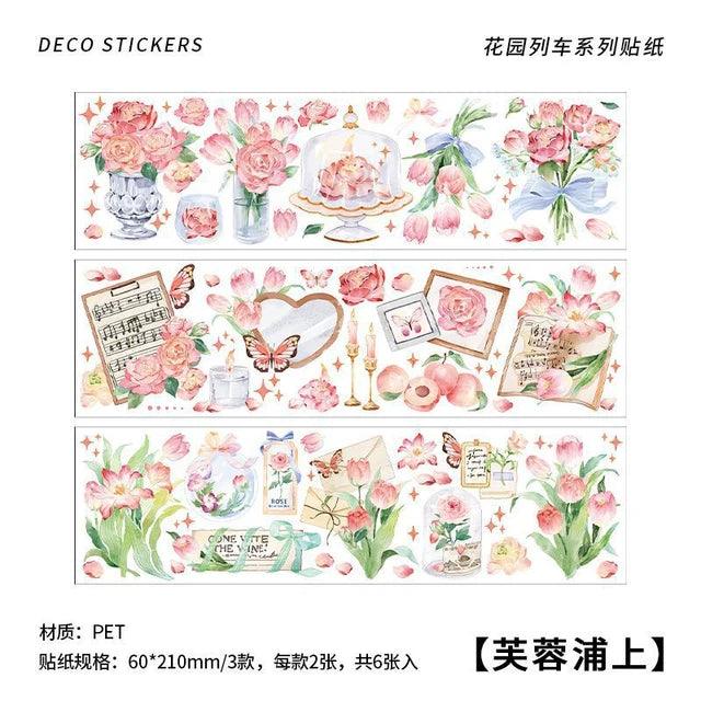 Flower Garden series Pet Stickers - Journal Carnival