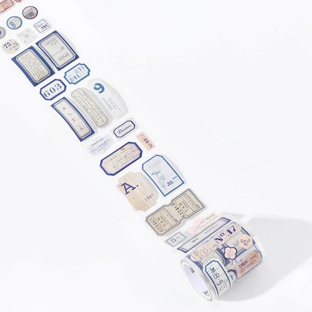 Retro Label Seal Pet Tape - Journal Carnival
