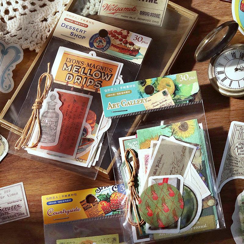 Retro Art Poster Sticker - Journal Carnival