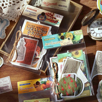 Retro Art Poster Sticker - Journal Carnival