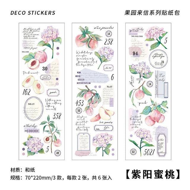 Orchid Series Scrapbook Sticker - Journal Carnival