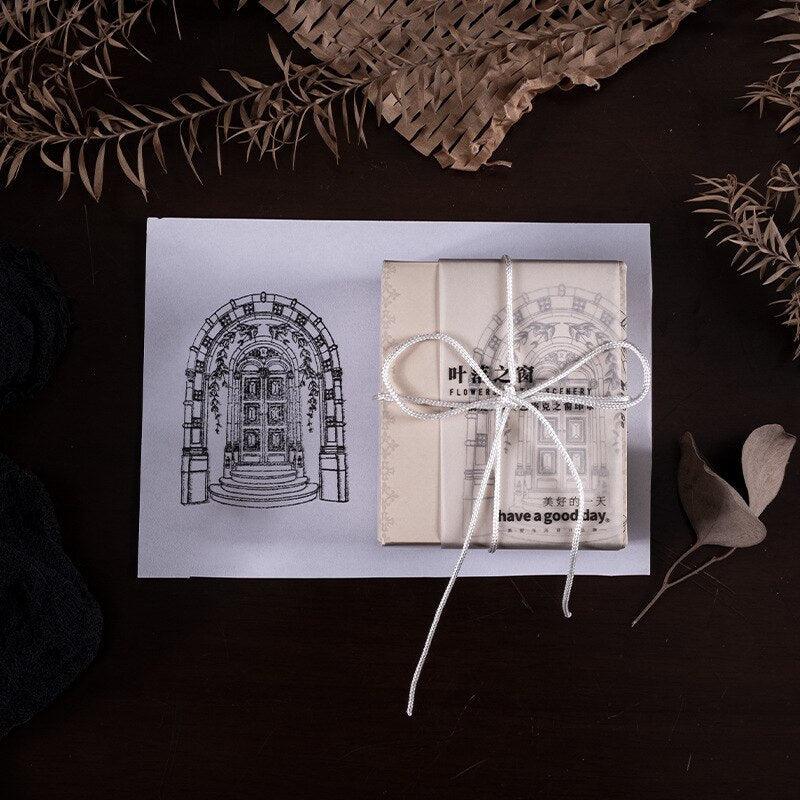 Vintage Baroque Frame Wooden Stamps - Journal Carnival