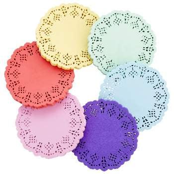 Coloured Round Lace Doilies