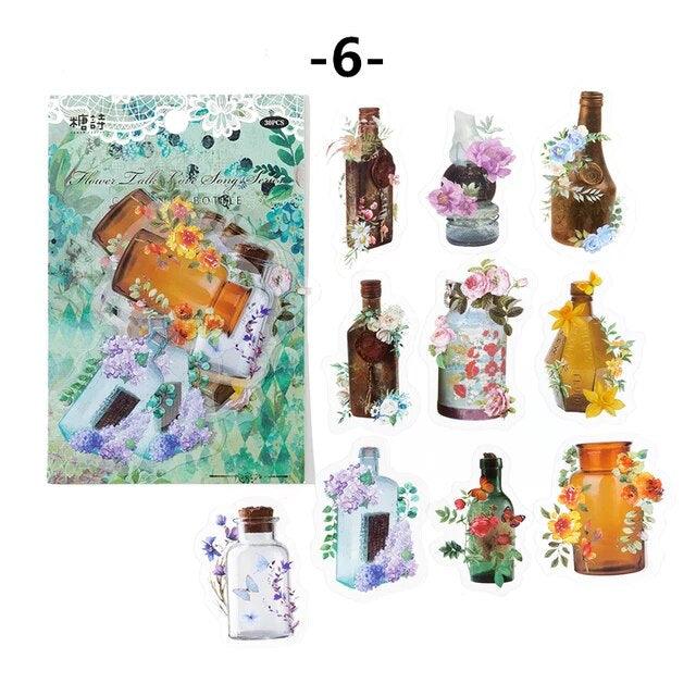 European Vintage Creative Pet Stickers - Journal Carnival